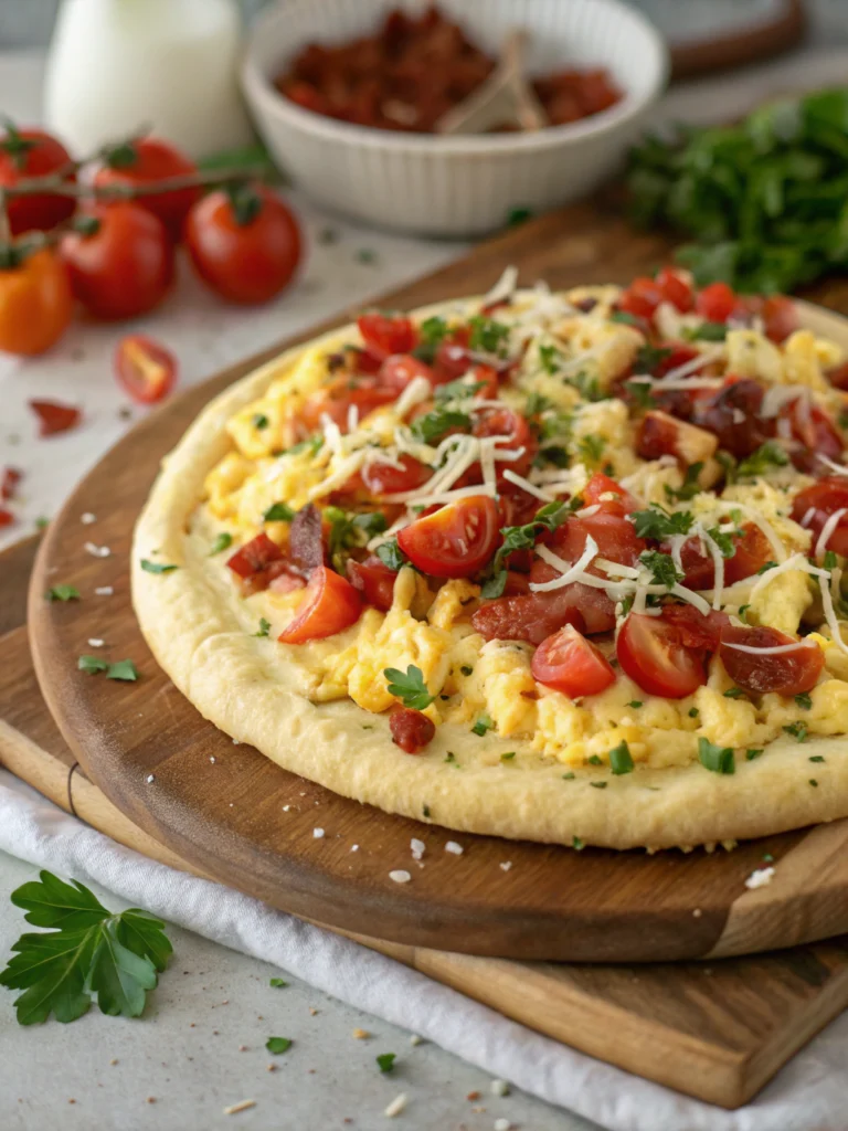 easy breakfast pizza recipe